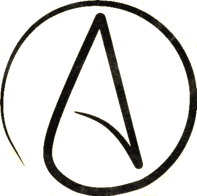 Symbol für Atheismus